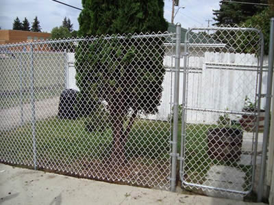 Aluminum Chain Link Fence used for gates