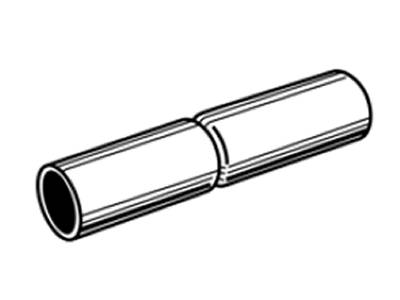 The drawing of top rail sleeve for chain link fence construction.